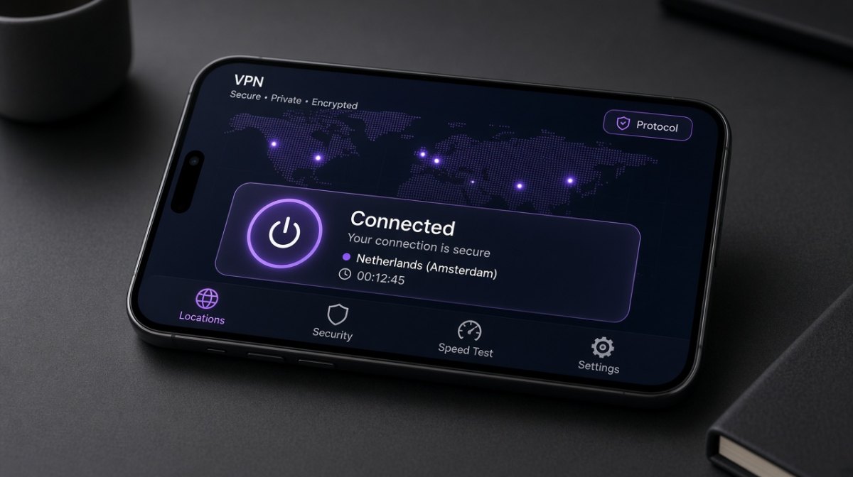 快连 APP 回顾列表界面示意